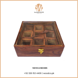 wooden masala box