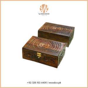 wooden jewelry box