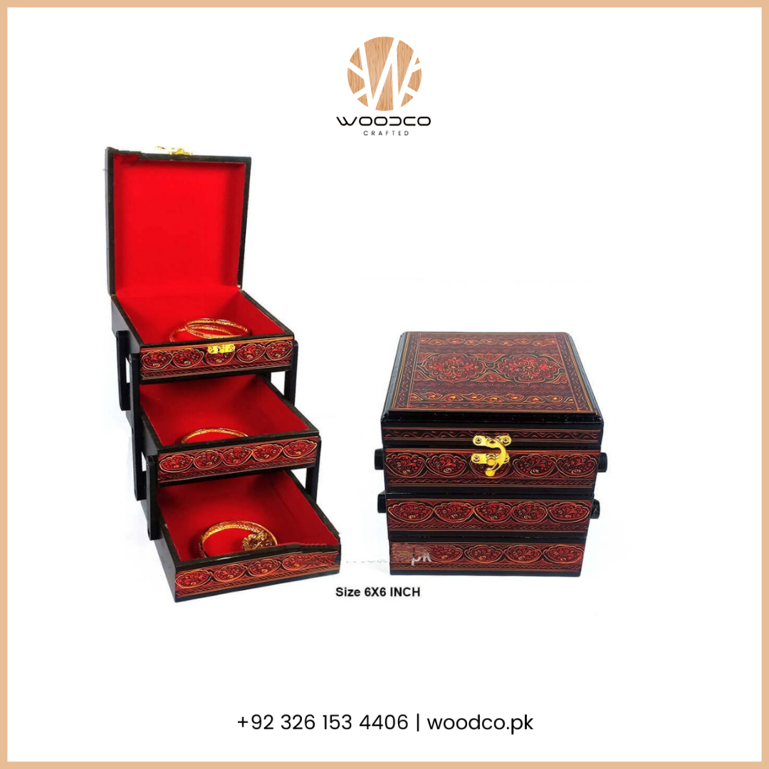 wooden jewelry box