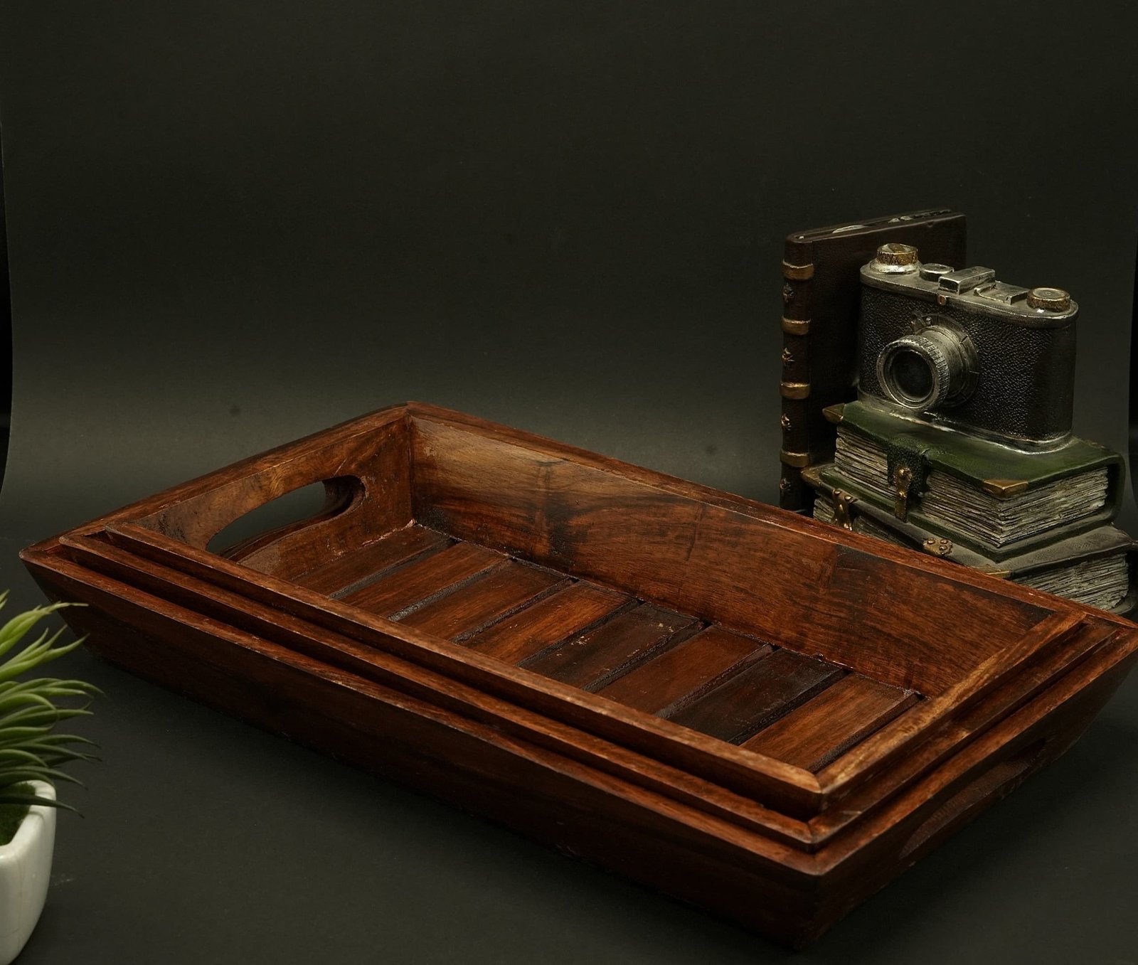 Tray set